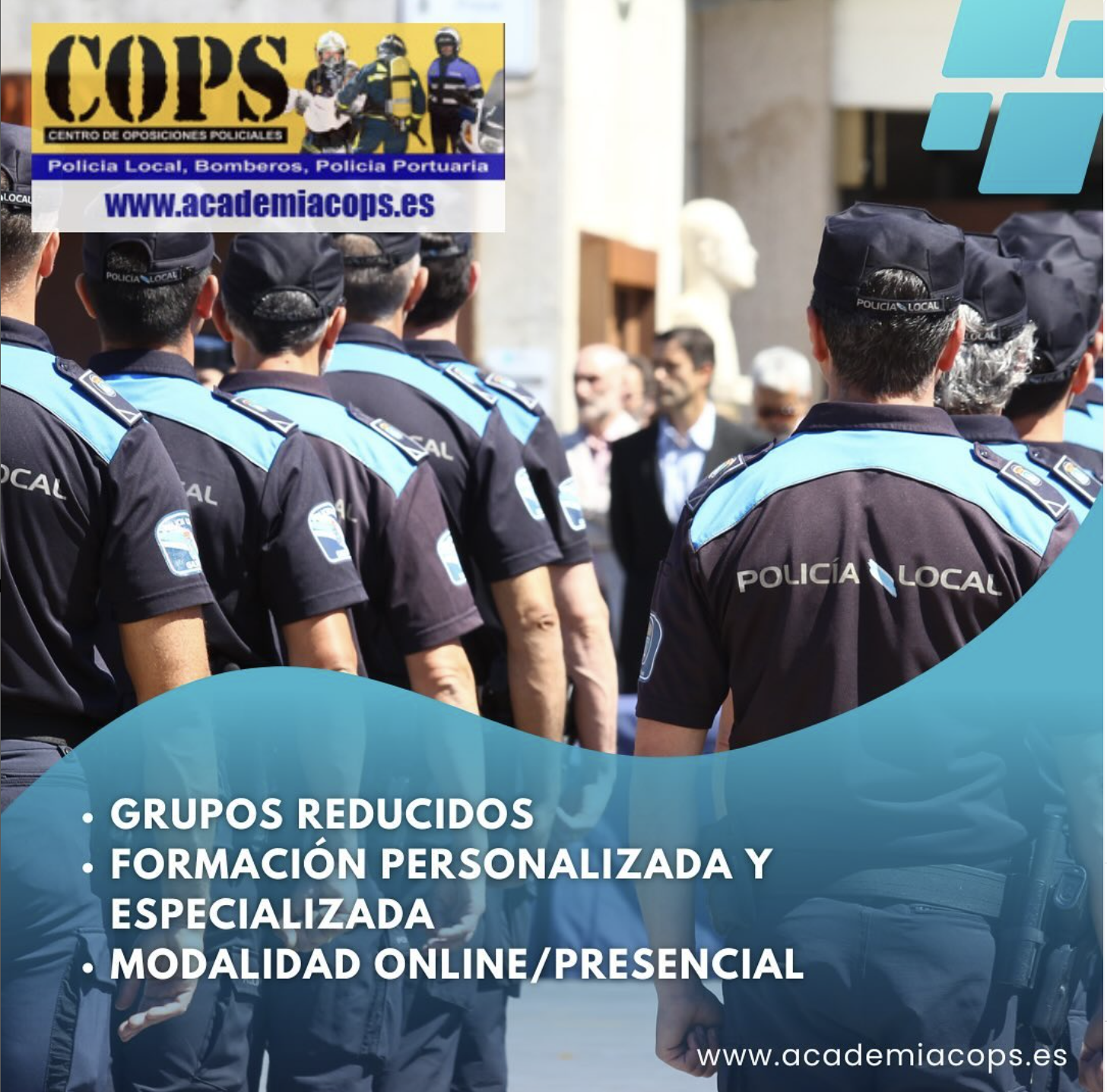 Academia especializada en la preparación de oposiciones de policía portuaria en Ferrol (A Coruña y Vigo). Material didáctico y tutorías personalizadas.